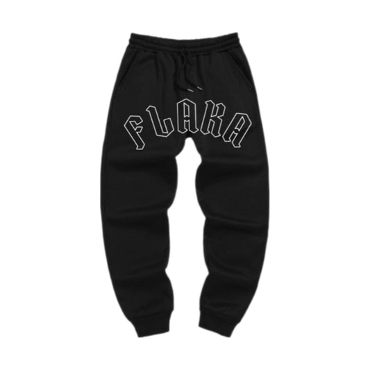 Flaka Uprise Elastic-Waist Sweatpants